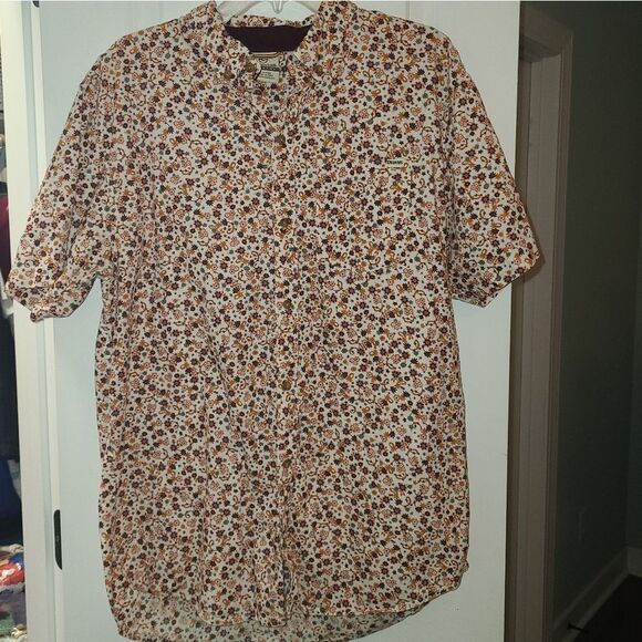 Dravus Men's Floral Button Down Cotton Shirt - Picture 3 of 11